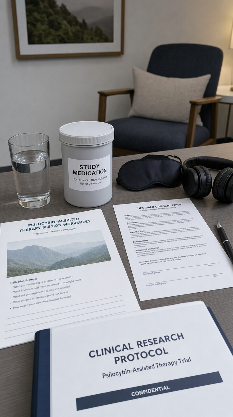 TheBogenschutz2022TrialPsilocybinandtheGripofAlcohol Psilocybin Assisted Therapy Study Materials.Png