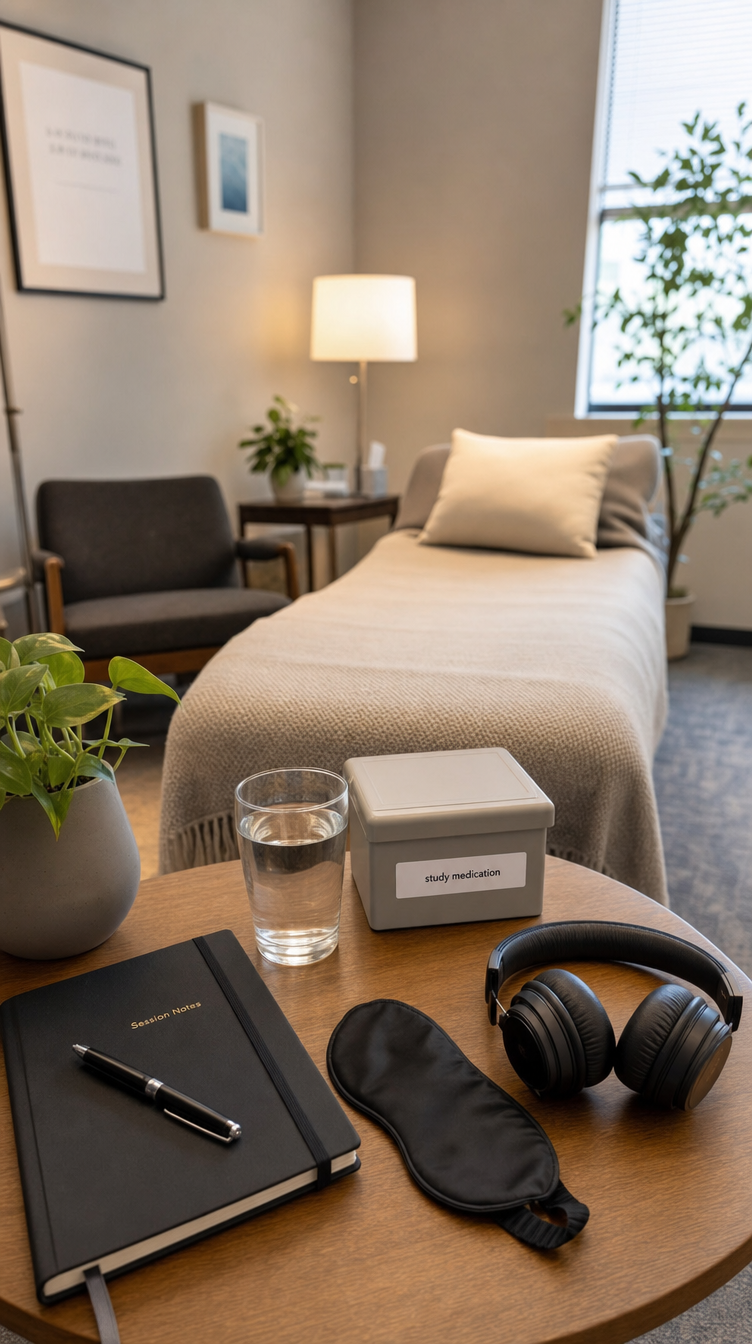 TheDavis2021TrialPsilocybinStepsOutoftheCancerWard Therapyroom