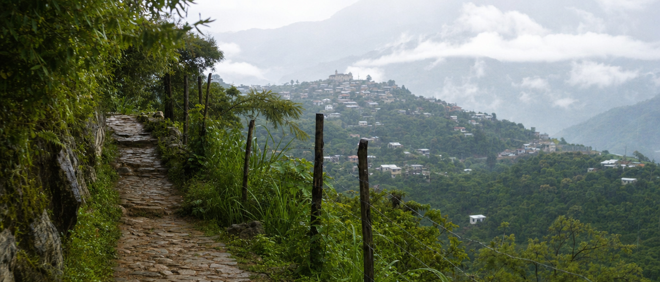 Oaxaca Mountain Path to Huautla