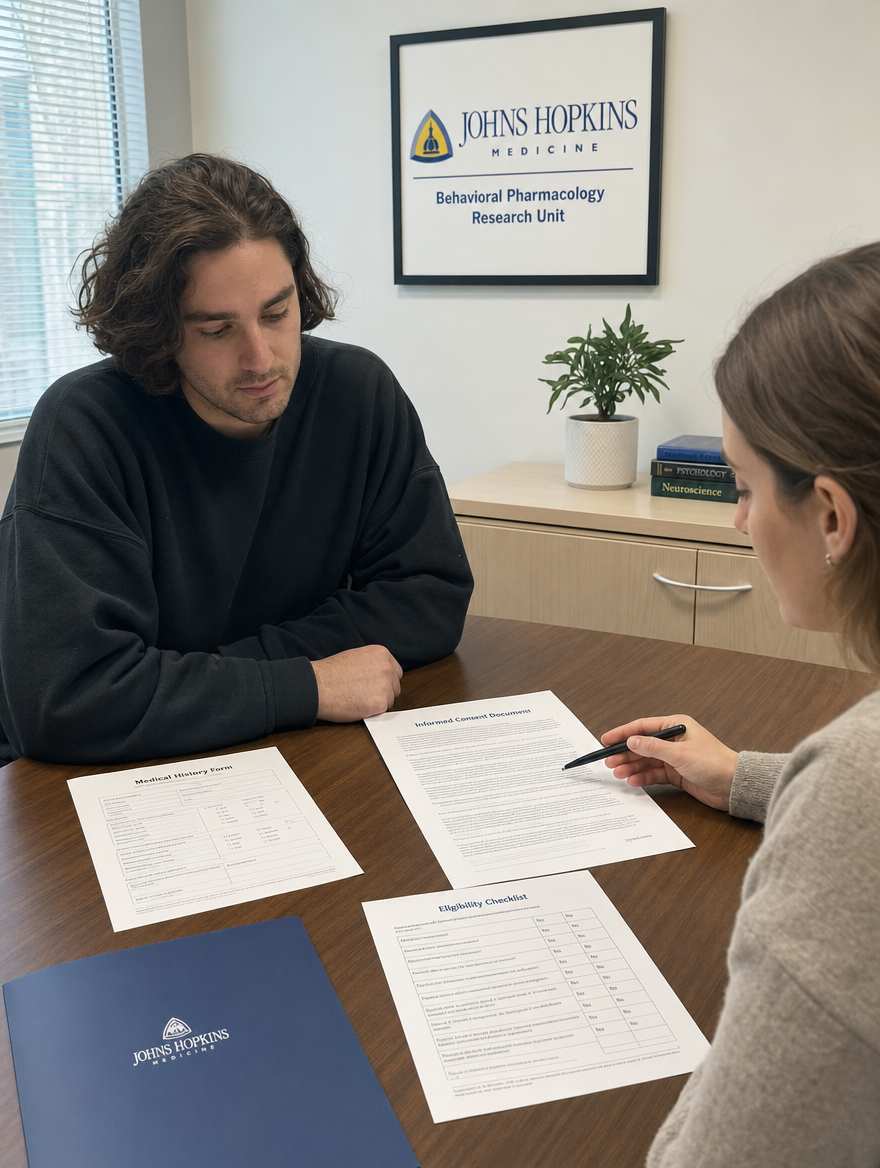 The Griffiths2016TrialPsilocybinfortheFearattheEndofLife Johns Hopkins Psilocybin Trial Consent Screening.Png