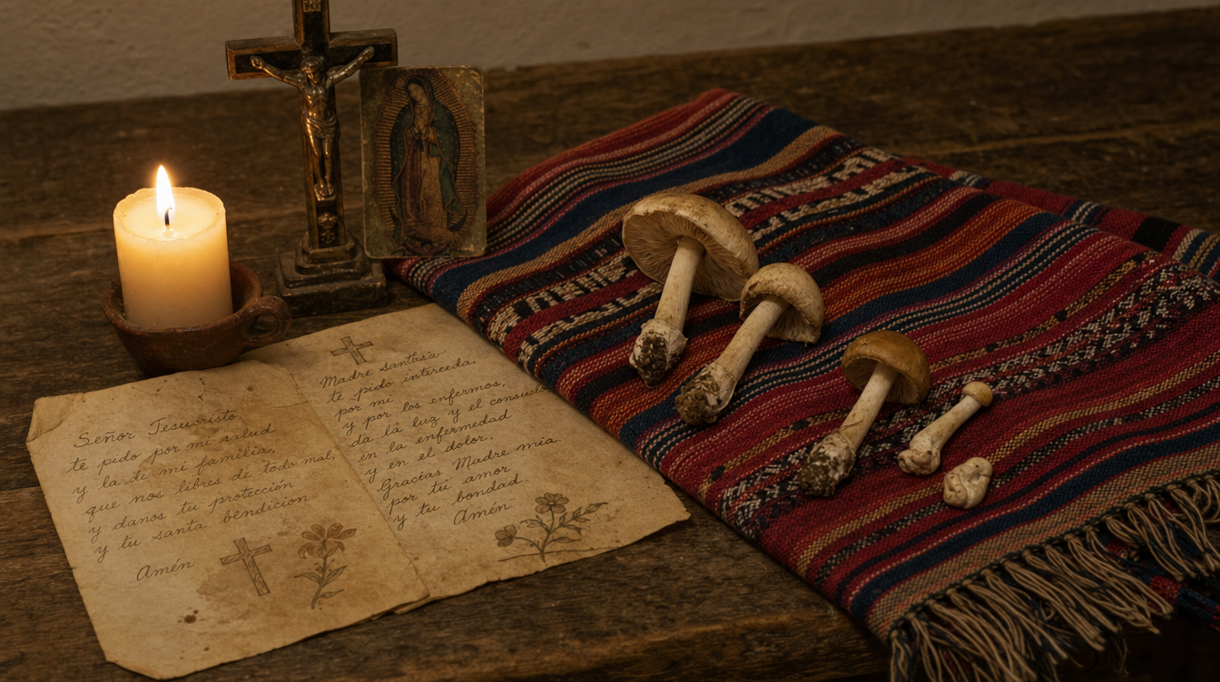 TeonanacatlSahagunColonial Syncreticaltar