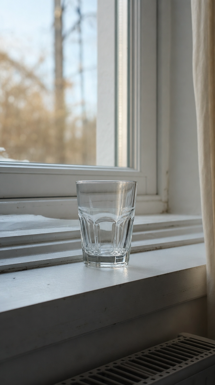 TheBogenschutz2022TrialPsilocybinandtheGripofAlcohol Empty Glass Alcohol Use Disorder Reflection.Png